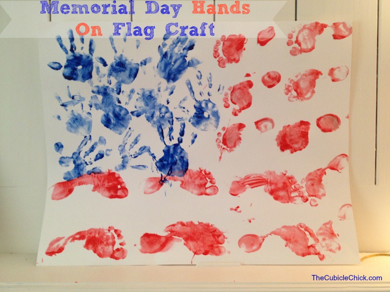 Memorial Day Hands On Flag Craft