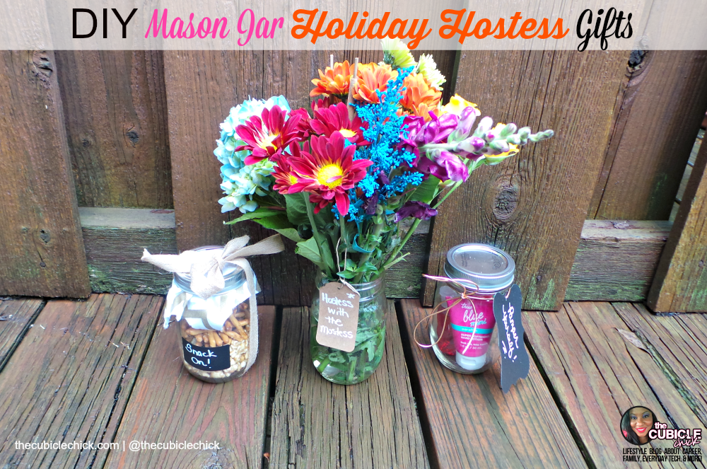 DIY Mason Jar Holiday Hostess Gifts