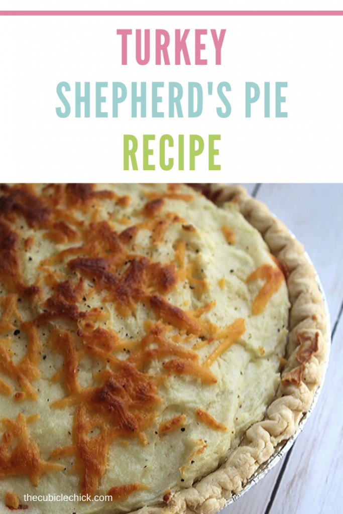 Do you have leftovers from the holidays and need a way to repurpose them? Check out this Turkey Shepherd's Pie Recipe that will be a hit!