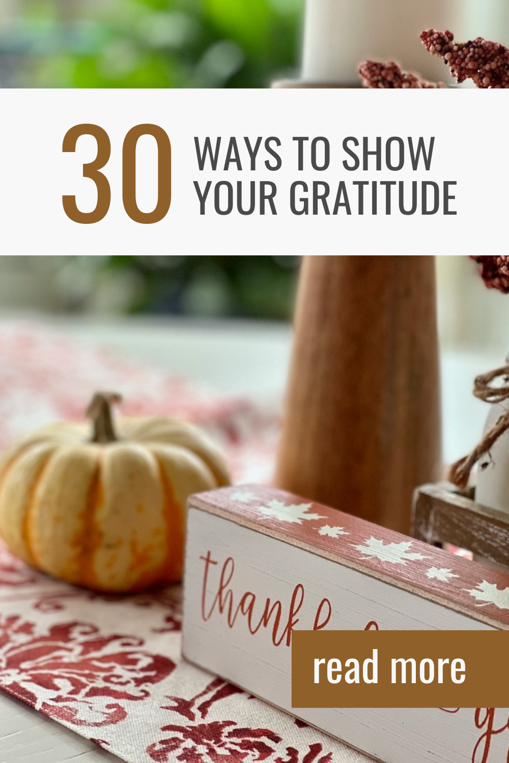 Gratefulness is a way of life! Check out this list of ways to show gratitude for others and get inspired to share and spread the love.